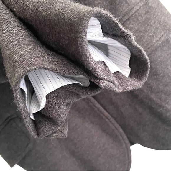 ARITZIA Talula Cotton Modal Jersey Blazer Charcoal Grey 2 - Picture 6 of 7